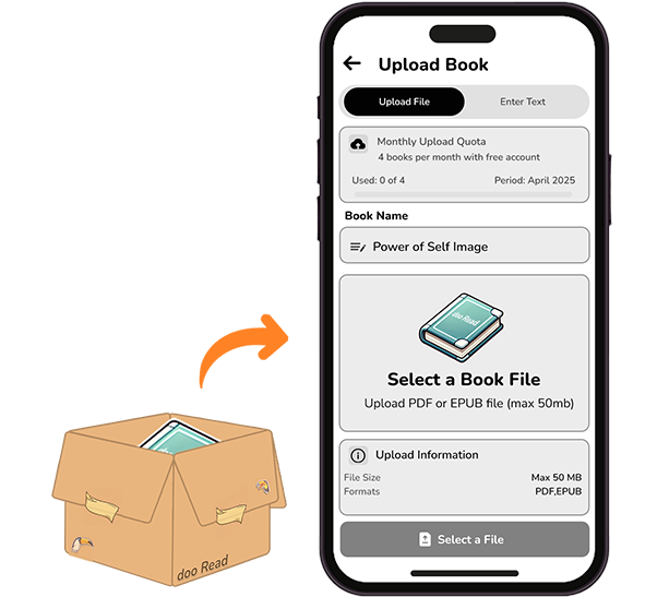 Upload Books Feature